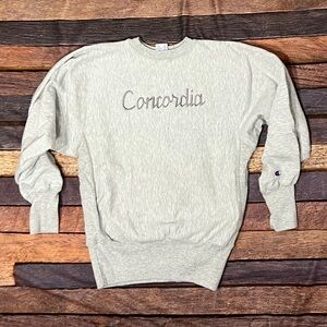 Vintage Concordia College Minnesota Champion Reverse Weave 1980s Sweatshirt